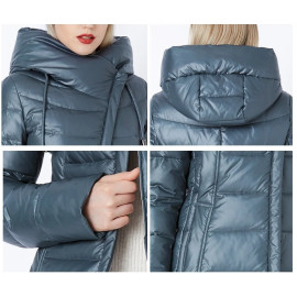 MIEGOFCE  Winter Jacket - Women's Hooded Warm Parkas Bio Fluff Parka Coat 