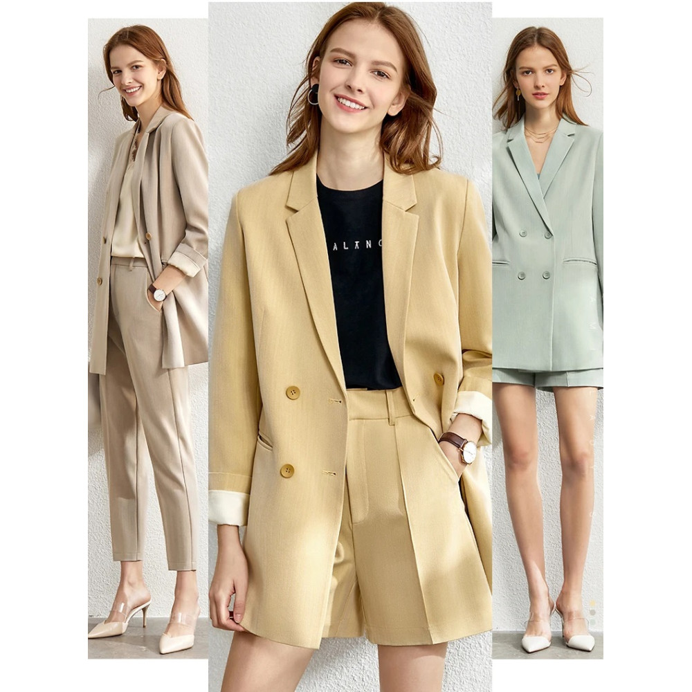 Amii Minimalism suit set women suits & blazer