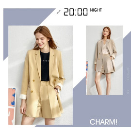 Amii Minimalism suit set women suits & blazer