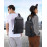 BOPAI Slim Laptop Backpack Men 15.6 inch Office Work Men Backpack Business Bag Unisex Black Ultralight Backpack Thin Back Pack