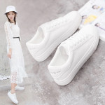 BODENSEE White Sneakers Women Canvas Shoes Women-  Fashion Vulcanize Shoes