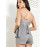CINOON 2Pcs Plus Size Cotton Pajama Set Sexy Lace Top And Shorts V-Neck Sleeveless Sleepwear Set Camisole Bowknot Shorts Set