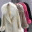 OFTBUY 2020 Real Fur Coat Winter Jacket - Women Natural Fox Fur Collar Cashmere Wool Long Outerwear