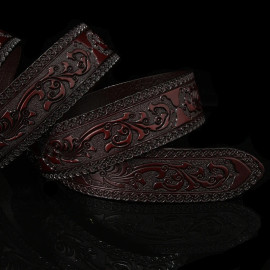 Belts For Men High Quality Cow Genuine Leather Designer Belt Male Fashion Classic Vintage Pin Buckle Strap For Cowboy Jeans
