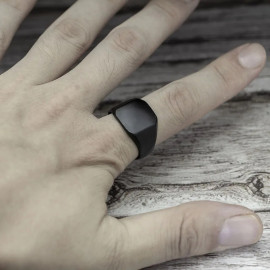 2020 Fashion Simple Style Black Square Ring Classic Ring Wedding Engagement Jewelry