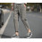 Casual Ankle-Length Plaid Pants Men Trousers Streetwear Jogger Pants