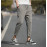 Casual Ankle-Length Plaid Pants Men Trousers Streetwear Jogger Pants