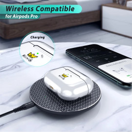 Wireless Earphone Case for Apple AirPods Pro Case Transparent Cartoon Case for Air Pods Pro 3 Cover Earpods Protector Accessories