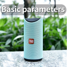 TG Bluetooth Speaker Portable Outdoor Loudspeaker Wireless Mini Column 3D 10W Stereo Music Surround Support FM TFCard Bass Box