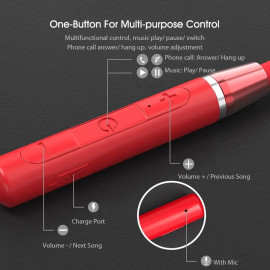 Lenovo Wireless Earphone Bluetooth 5.0 Magnetic Neckband Headphone IPX5 Waterproof Sport Headset with Noise Cancelling Mic