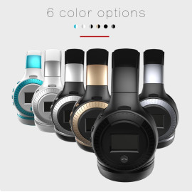 ZEALOT B19 Wireless Bluetooth Headset Stereo Headphones with fm Radio Earphones with Microphone for Computer Phones Support TF