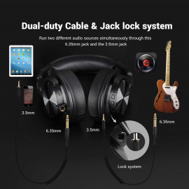OneOdio Fusion Bluetooth Stereo Over Ear Headphones, Wired/Wireless Professional Monitor DJ  Headphones