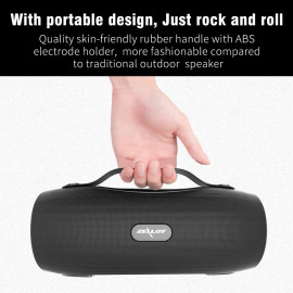 Zealot S29 Bluetooth Speaker with fm radio Wireless Portable Speaker Boombox Power Bank+Flashlight,Support TF card,usb Pen Drive