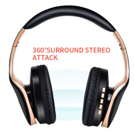 New Wireless Headphones Bluetooth Headset Foldable Stereo Headphone Gaming Earphones With Microphone For PC Mobile phone Mp3