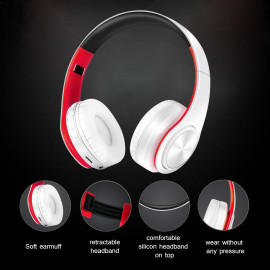 Men gift Gold Wireless headphones Bluetooth earphone Stero headset with Build-in MIC with 3.5mm jack for Xiaomi Samsung IPHONE
