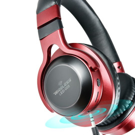 LED Light Wireless Bluetooth Headphones 3D Stereo Earphone  With Mic Headset Support TF Card FM Mode Audio Jack