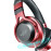 LED Light Wireless Bluetooth Headphones 3D Stereo Earphone  With Mic Headset Support TF Card FM Mode Audio Jack