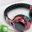 LED Light Wireless Bluetooth Headphones 3D Stereo Earphone  With Mic Headset Support TF Card FM Mode Audio Jack