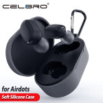 Case Protection Cover For Redmi AirDots Mi Air Dots Silicone Case Carabiner Wireless Bluetooth Case for Xiaomi Redmi AirDots