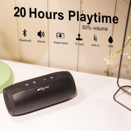 ZEALOT S16 Wireless Bluetooth Speaker Portable Speaker Column HIFI Stereo Bass Subwoofer Speakers with Mic Support TF Card,AUX