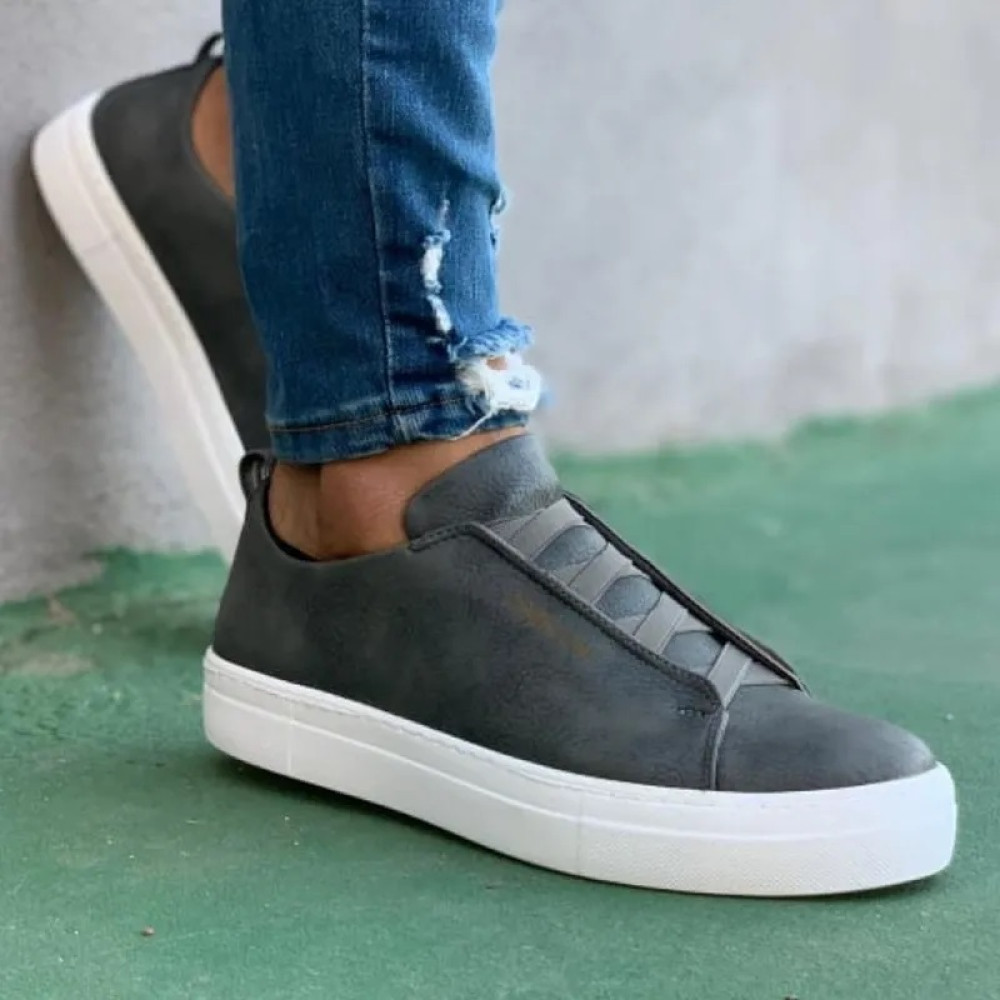 Chekich Mens Casual Lace-up Sneakers