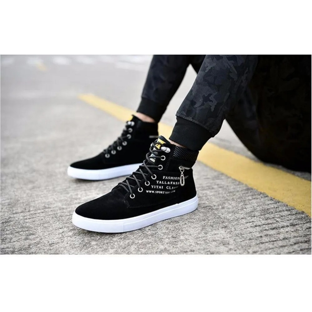 Autumn Winter Men's Canvas Boots