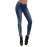 Plus size women embroidery long jeans blue denim pencil pants skinny high waist autumn with pockets streetwear vaqueros mujer