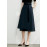 AMII Minimalism Autumn Fashion Solid Belt Women's  Skirt