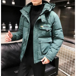 2020 New Winter Men Parka Big Pockets Casual Jacket