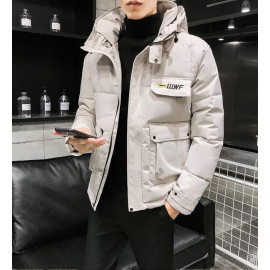 2020 New Winter Men Parka Big Pockets Casual Jacket