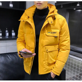2020 New Winter Men Parka Big Pockets Casual Jacket