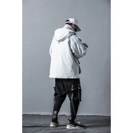 11 BYBB'S DARK Mens Winter Jackets Coat Streetwear Casual Cargo Parkas Tactics Function Hoody Coat Multi-pocket Warm Male DG506