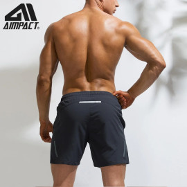 AIMPACT mens summer Fitness Shorts men's jogger cansual Knee length Shorts bodybuilding quick Dry Workout Beach sportwears