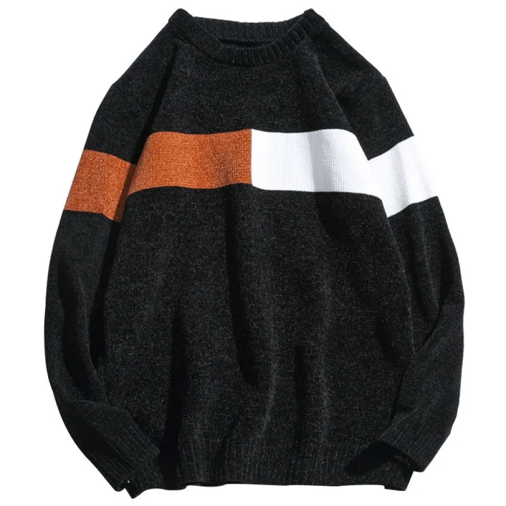 2020 New Sweater Men Long Sleeves Autumn Winter Pullover Knitted O-Neck Plus