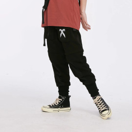 11 BYBB'S DARK Detachable Multi-Pocket Cargo Pants Men Harajuku Hip Hop Streetwear Joggers Man Elastic Waist Sweatpants Techwear