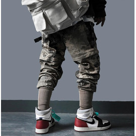 11 BYBB'S DARK Detachable Multi-Pocket Cargo Pants Men Harajuku Hip Hop Streetwear Joggers Man Elastic Waist Sweatpants Techwear