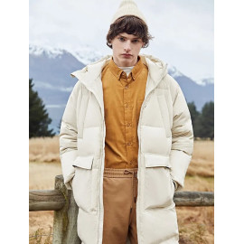 SEMIR New Winter Down Jacket - Long Thick Waterproof Winter Coat Men