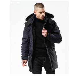 New Winter Casual Long Style Hooded Epaulet Cotton Jackets
