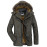 Men's Fur Collar Windproof Parkas Winter Jacket