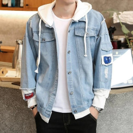 Men Denim Jacket Streetwear