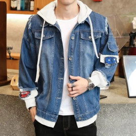 Men Denim Jacket Streetwear