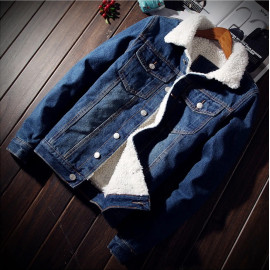 DIMUSI Winter Mens Denim Jackets