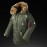 Winter N3B puffer jacket