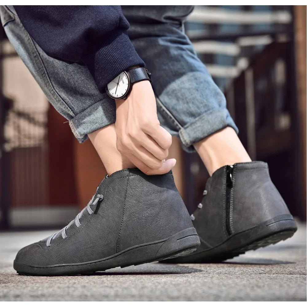 Damyuan Men's Casual Leather Shoes 