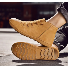 Damyuan Men's Casual Leather Shoes 