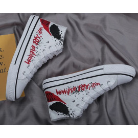 Crazy Pattern High Top Sneakers