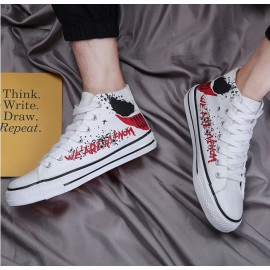 Crazy Pattern High Top Sneakers