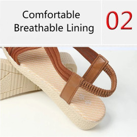 Women Summer Flat Peep Toe Sandals