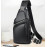 2019 Jackkevin Fashion Mens Shoulder Bag Burglarproof Black Leather Mens Chest Bag USB Charging Crossbody Bags Travel Bag