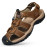 Men's Genuine Leather Casual Summer Sandals - Sizes 38-48